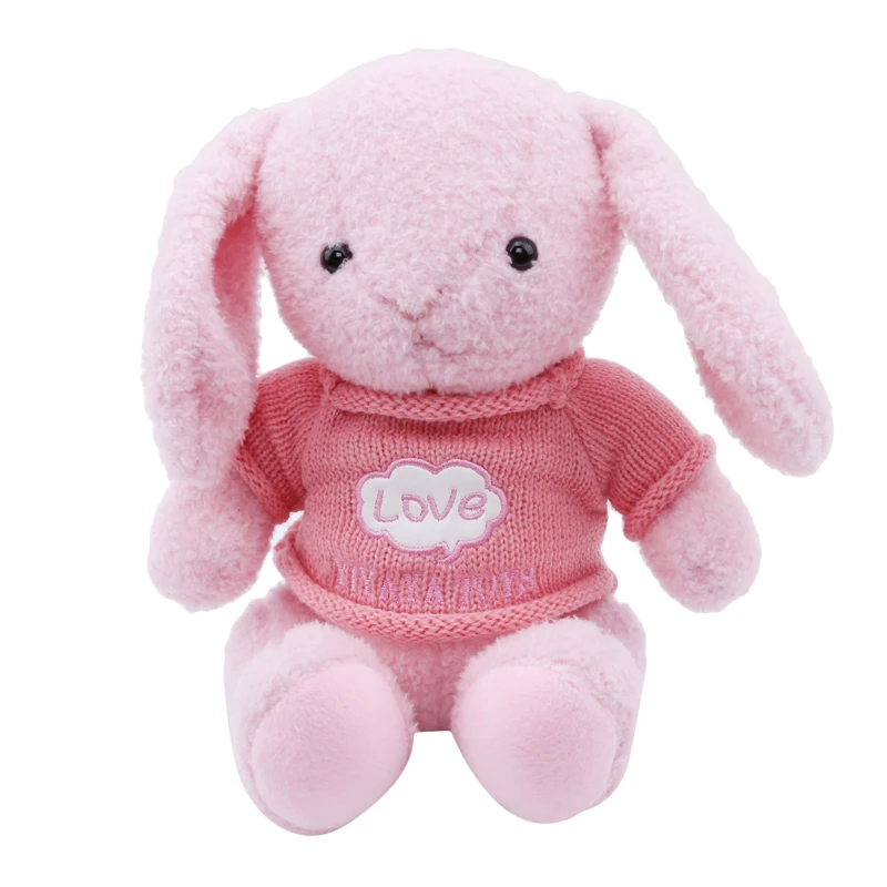 Новый Узор милый забавный детский свитер с длинными ушами кролика плюшевый