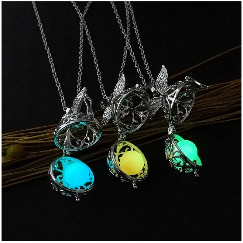 ZHINI Vintage Necklaces Statement Fashion Style Blue Hollow Out Round Shape Pendant Decorated Necklace for Christmas lover Gifts | Украшения