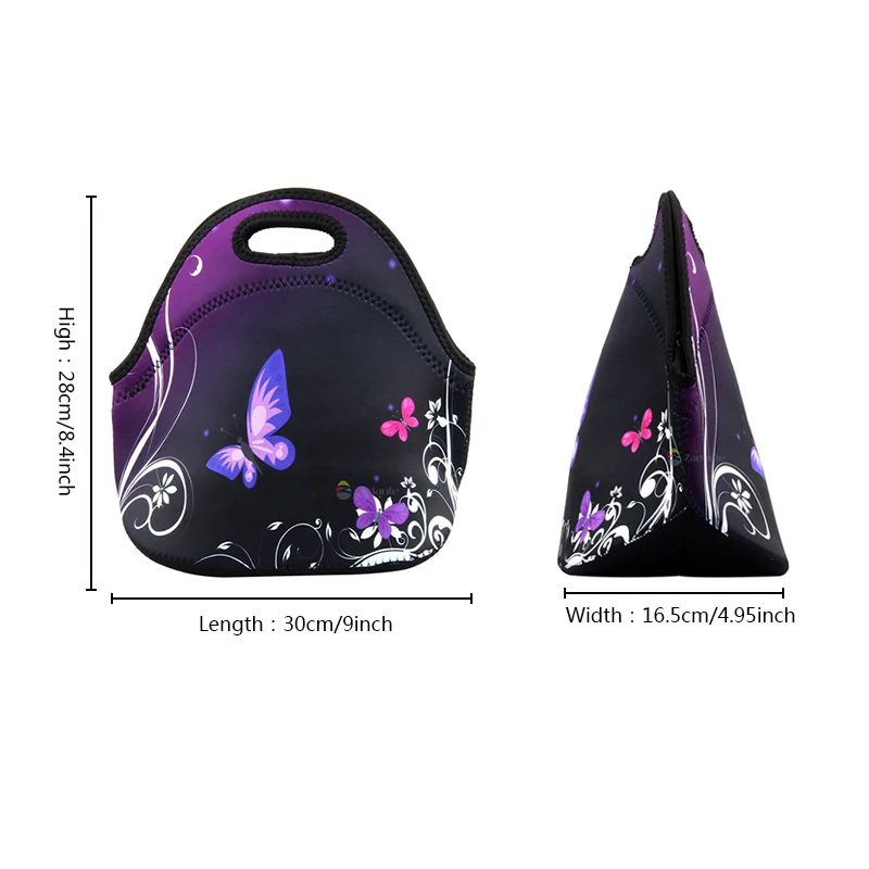 Сумки для ланча с изоляцией женщин мужчин взрослых детей неопреновые