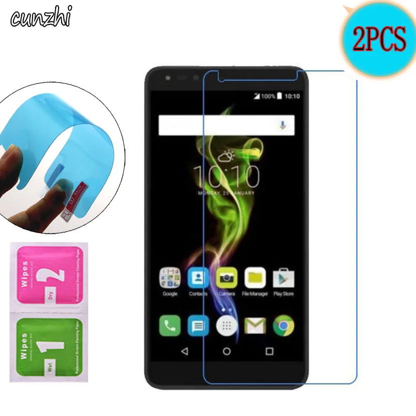 Для Alcatel 7070x ультра прозрачный мягкий ТПУ нано Взрывозащищенный экран защитный
