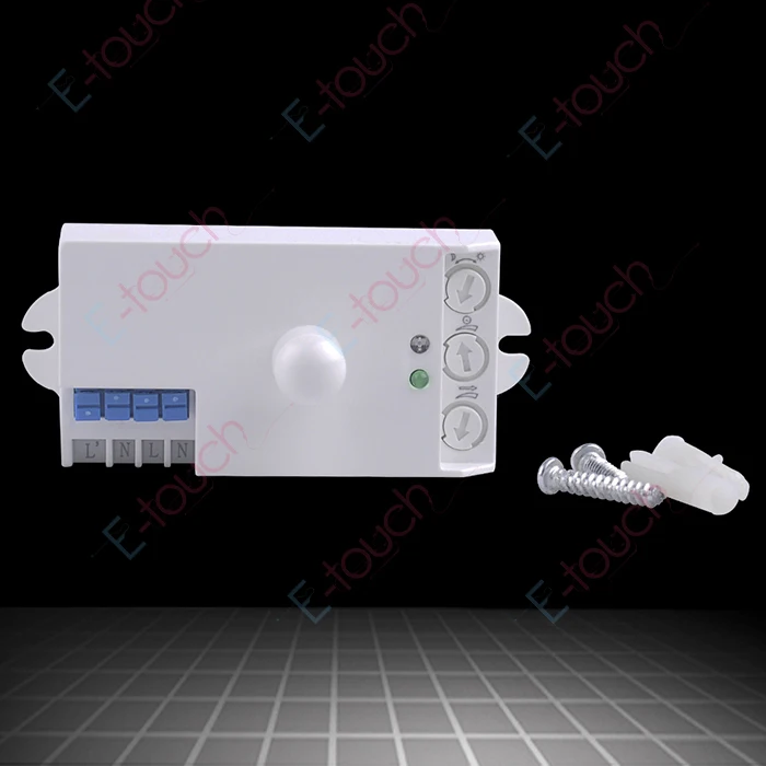 Новейшая модель 110 V 220VAC микроволновый датчик движения света Выключатель