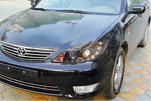 Для Camry2001-2006 светодиодный фар черный Корпус | Автомобили и мотоциклы