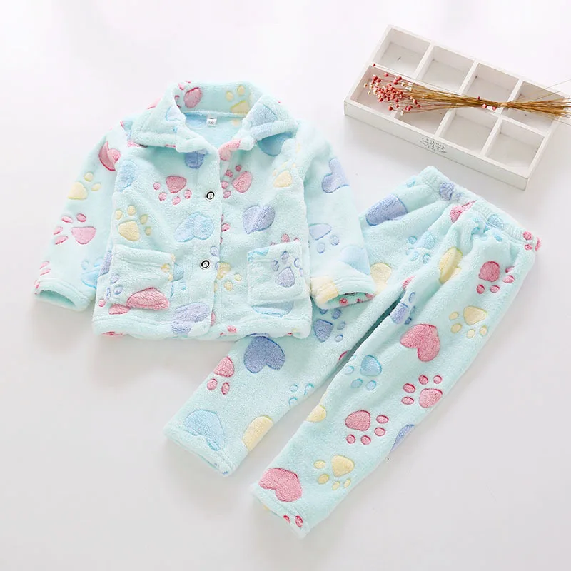 fashion lovely kids clothes children sleepwear pajamas winter boys girls set clothing nightwear homewear autumn nightgown | Мать и