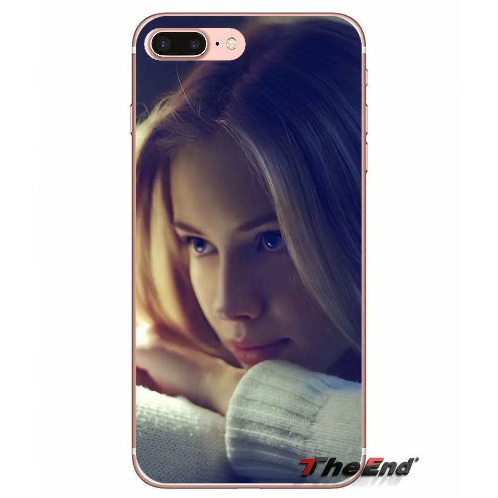 Для sony Xperia Z Z1 Z2 Z3 Z5 компактный M2 M4 M5 E3 T3 XA Aqua LG G4 G5 G3 g2 мини Капа печальный девушка