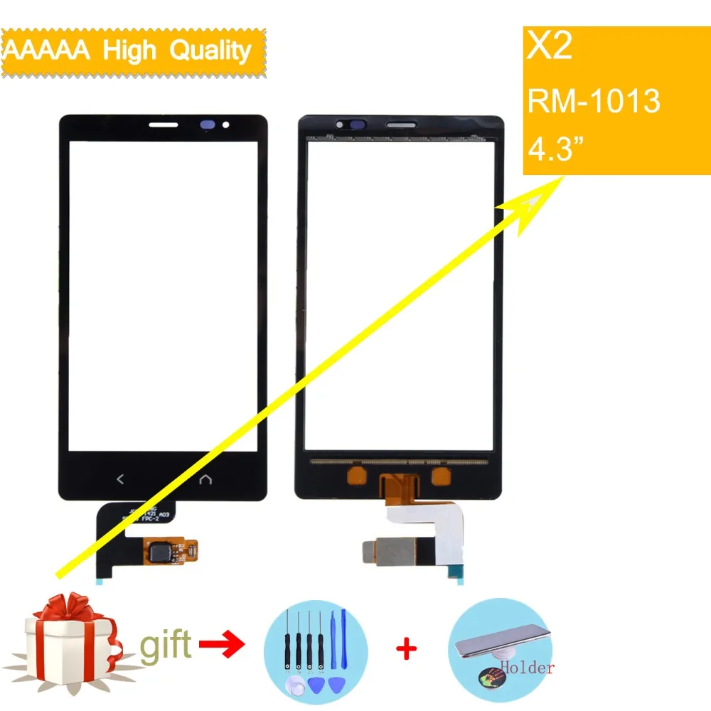 Сенсорный экран X2 для Nokia X 2 Dual SIM RM 1013 X2DS сенсорный дигитайзер Стекло Объектив