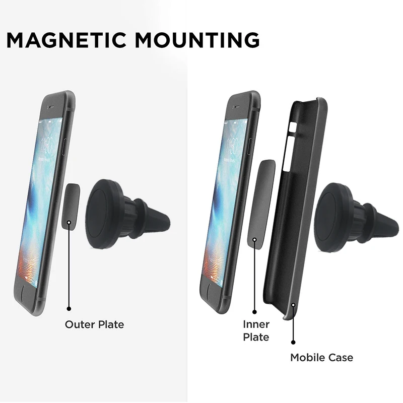 Магнитный автомобильный держатель для телефона Samsung Galaxy Note 9 8 с креплением на