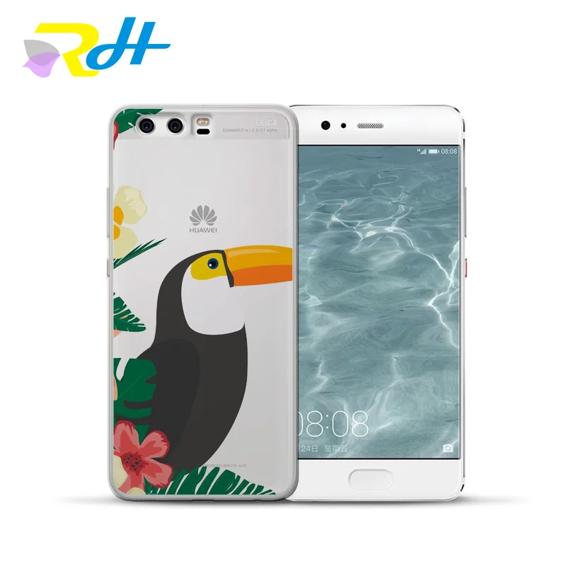Для funda Huawei P20lite чехол стильный тропический ветер для P8 lite Coque Etui P Smart P10 Lite P10Plus P20 P30