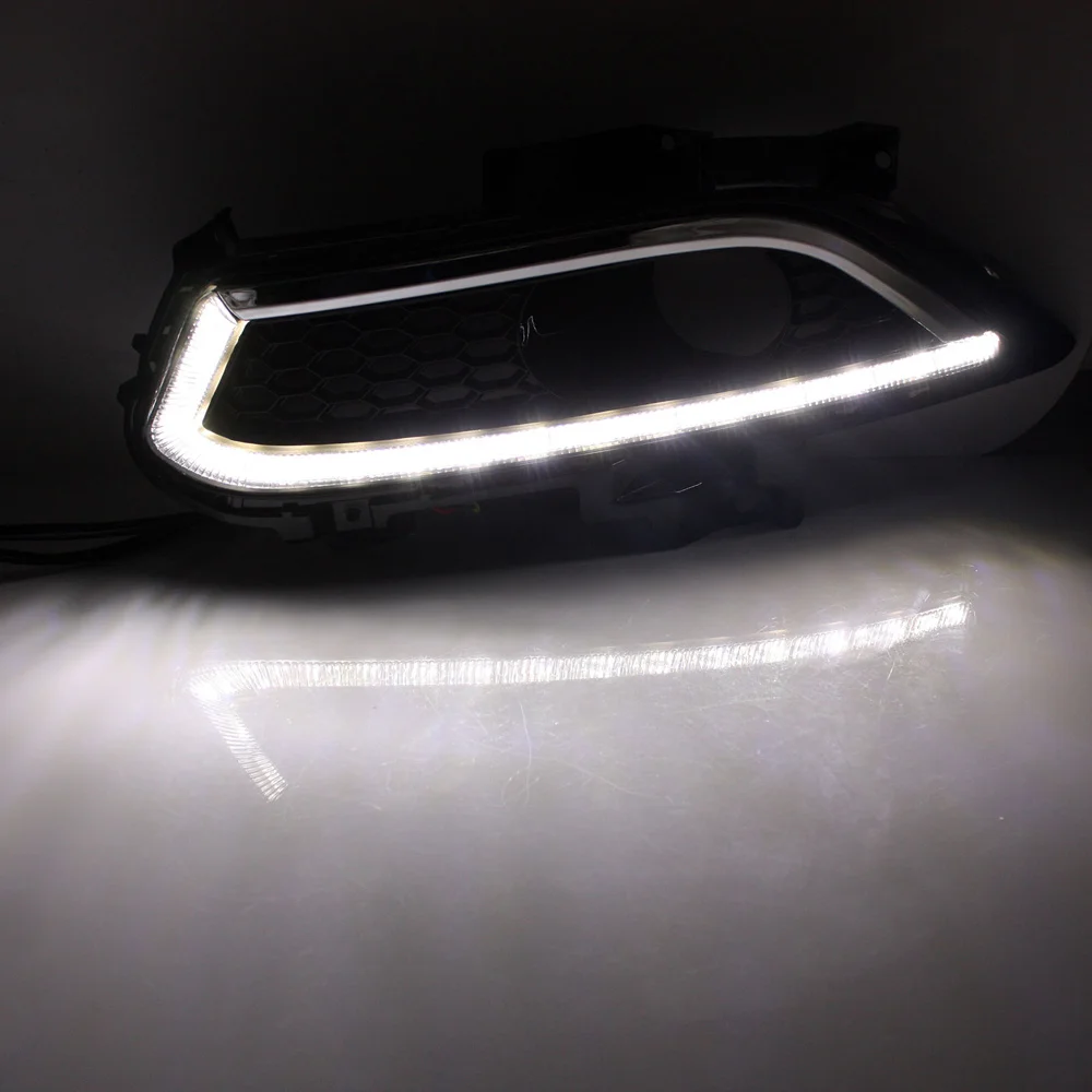 NOVSIGHT 2X Автомобильный светодиодный дневный ходовой светильник DRL для вождения