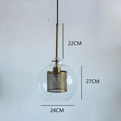 Style C Brass LukLoy современный подвесной светильник скандинавский подвесной светильник Ретро винтажный прикроватный светильник Лофт кухонный Остров подвесной светильник - Цвет корпуса: Style C Brass