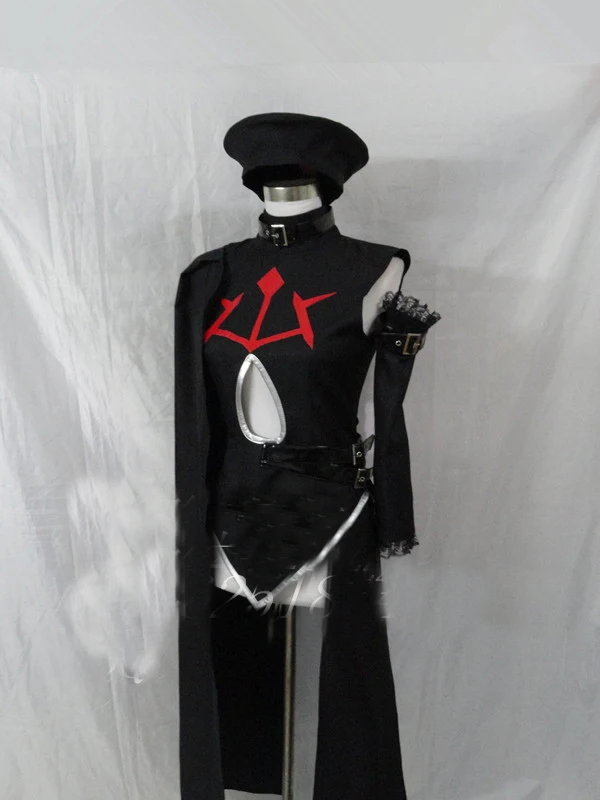 Code Geass CC женский черный костюм для косплэя косплэй со шляпой и Перчатки 11 |