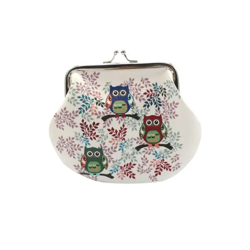 Vintage Women Coin Purse Small Owl Hasp Wallet Change Pouch Clutch Card Holder Brown Dropshipping Wholesale ND | Багаж и сумки