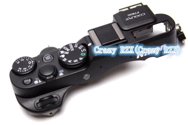 95% новая запасная часть для Nikon Coolpix P7800 Верхняя Крышка блока с режимом набора и