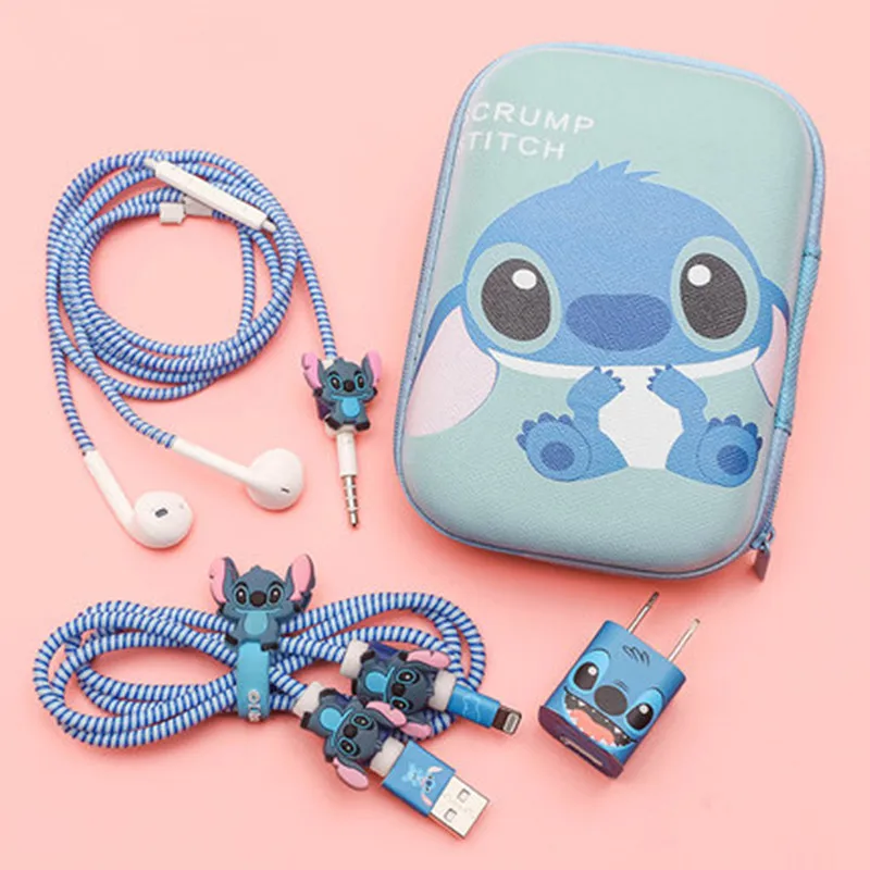 Новейший мультяшный USB кабель защита для наушников iPhone 7 7plus 6 6s 8 X кабеля зарядки и