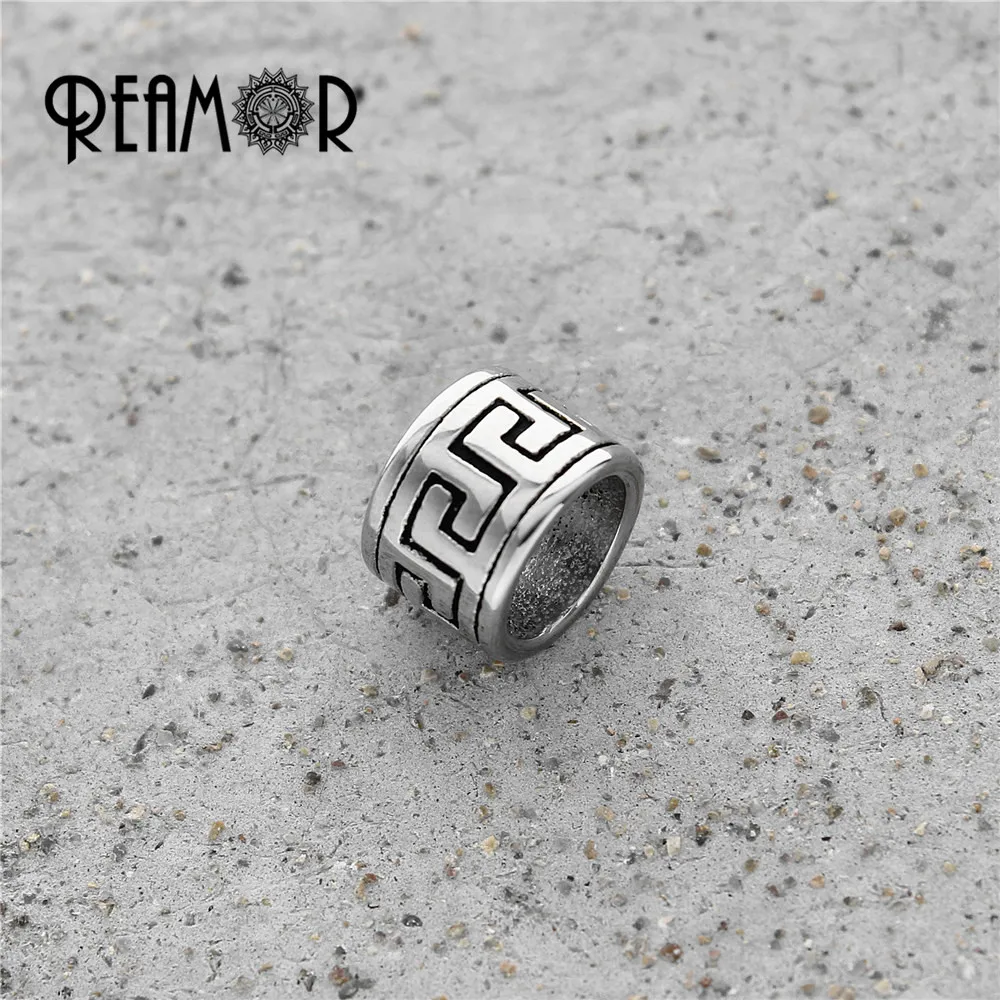 Бусины разделители из нержавеющей стали 316L 8 мм|big hole beads|hole beadscharm beads |