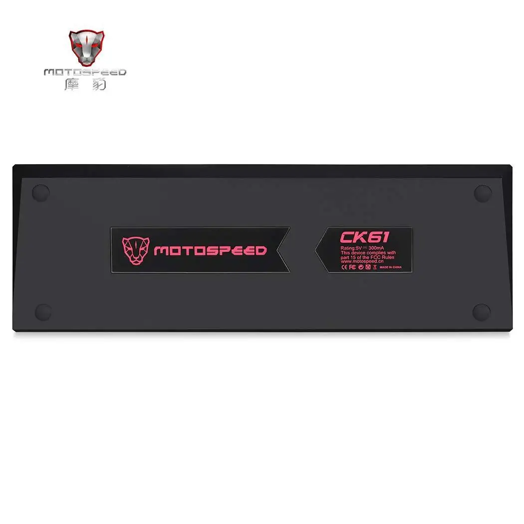MOTO speed CK61 NKRO механическая клавиатура RGB подсветка с переключателем Kailh BOX игровая 2