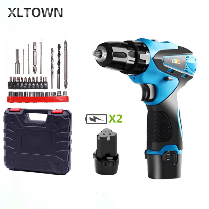 XLTOWN12v/16 8 v аккумуляторная многофункциональная электрическая отвертка with2 Батарея