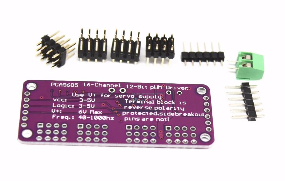 5 шт. CJMCU PCA9685 16 канальный 12 битный Fm + фотомагнитный контроллер рулевого