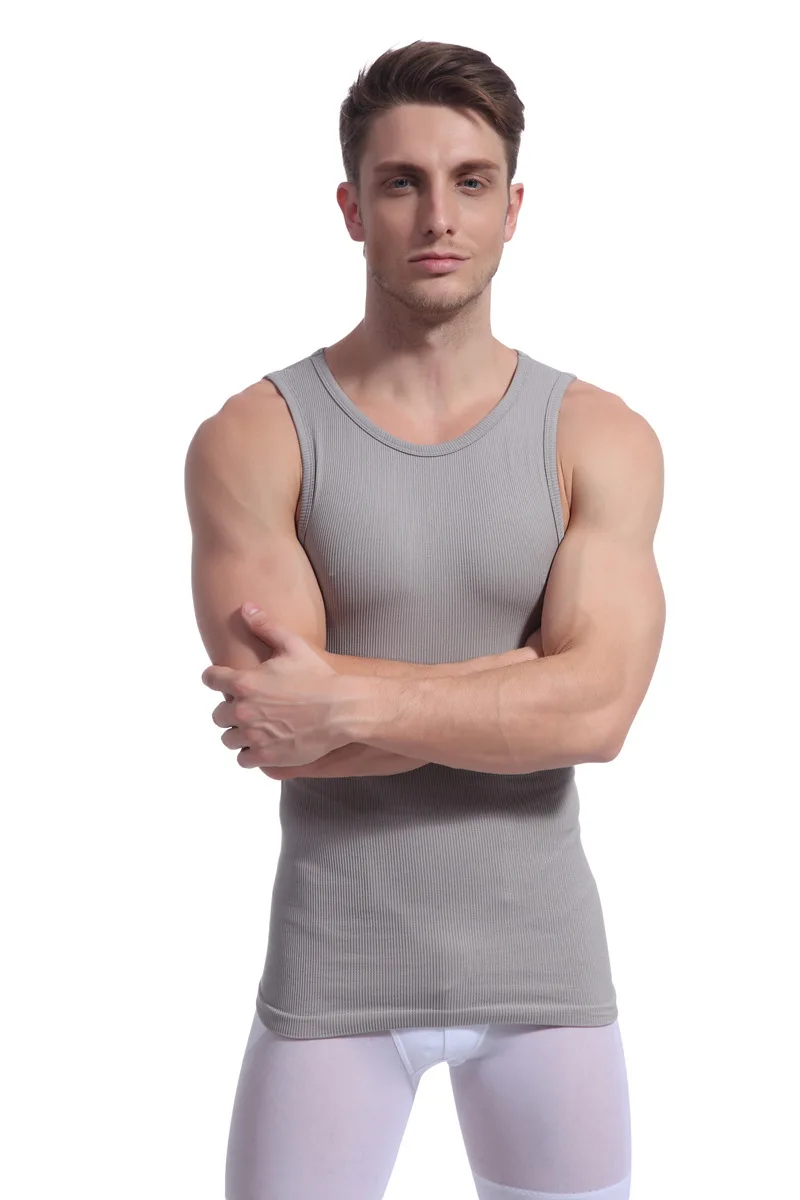 Лидер продаж мужские майки для коррекции фигуры верх из германиевого титана и