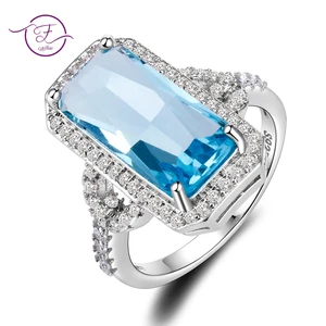 Женское серебряное кольцо с сапфировым камнем, 4,5 г