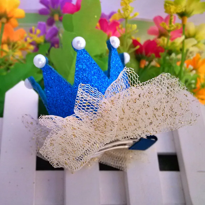 M MISM Новое поступление девушки пряжа аксессуары для волос с жемчугом корона в