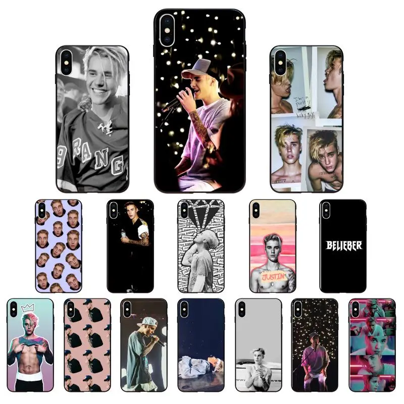 Yinuoda Джастин Бибер Мягкий силиконовый чехол для телефона из ТПУ Apple iPhone 8 7 6 6S Plus X XS