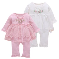 baby girl romper newborn ins clothes infant princess cotton jumpsuit toddler clothing lace skirt style romper baby clothing new
