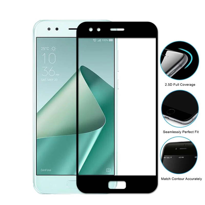Lovekiss 9H взрывозащищенное Закаленное стекло для Asus Zenfone 4 ZE554KL 5.5inc полное покрытие