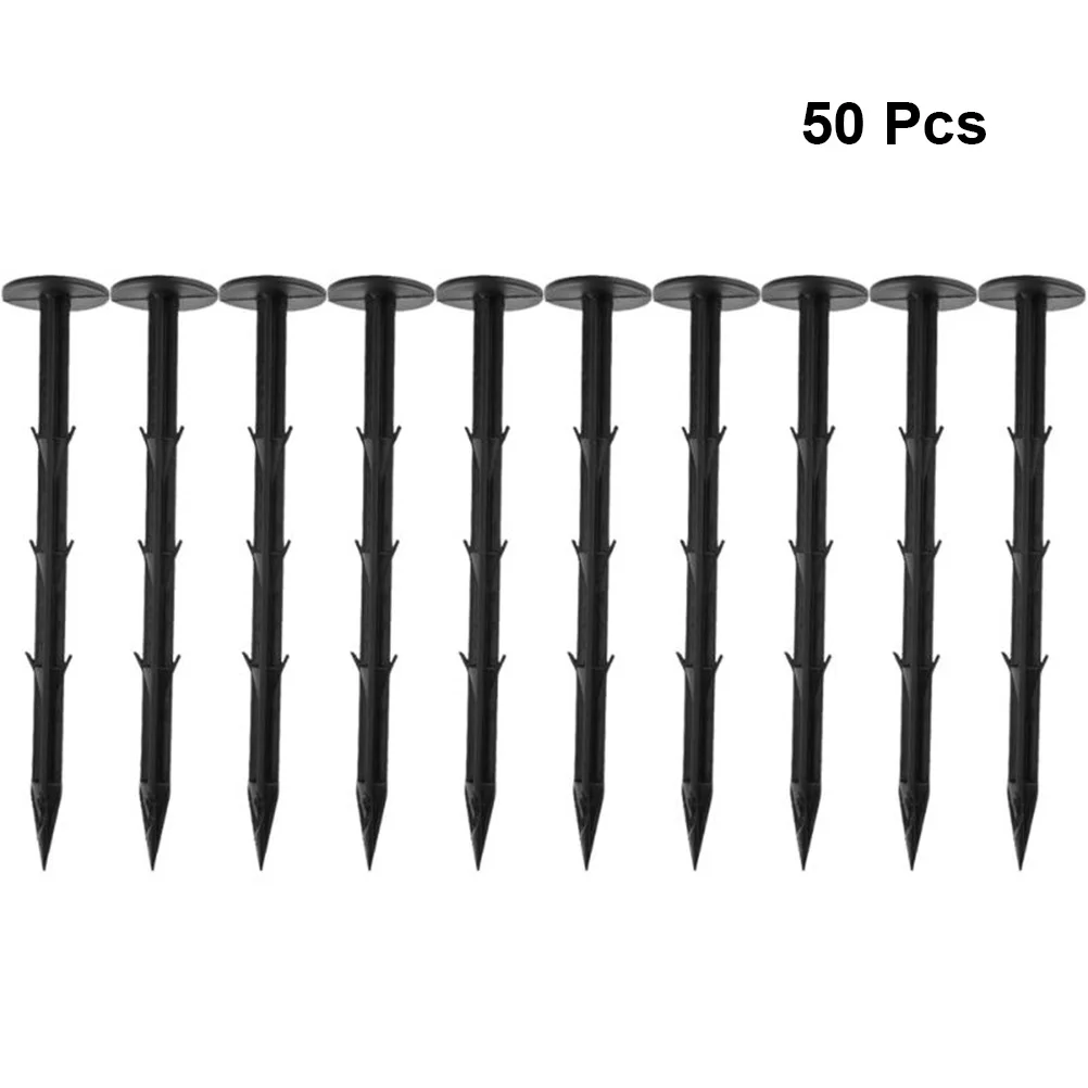 

50 Pcs PP Garden Stakes Heavy duty Garden Anchor Tent Pegs Ground Pegs for Hiking