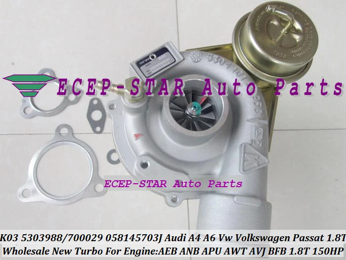 K03 25 53039880025 53039700025 058145703K турбо для Audi A4 A6 VOLKSWAGEN VW Passat 1 8 T AEB ANB APU AWT AVJ BFB 1.8L 150HP |
