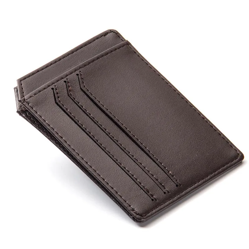 New Fashion Men Short Purse PU Leather Card Holder Thin Wallet Coin Pocket Casual Billfold 99 LT88 | Багаж и сумки