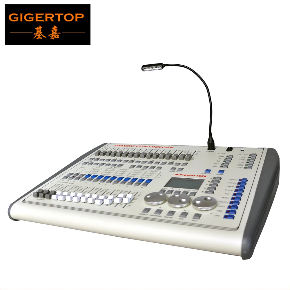 Контроллер TIPTOP Mini Pearl 1024 DMX для движущейся головы контроллер освещения с фазой