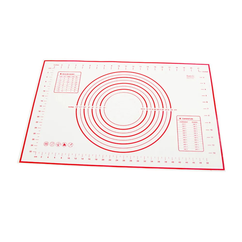 Silicone Baking Mat Kneading Dough Thickening Large Rolling Pastry Bakeware Table Pads Cooking Tools#20 | Дом и сад
