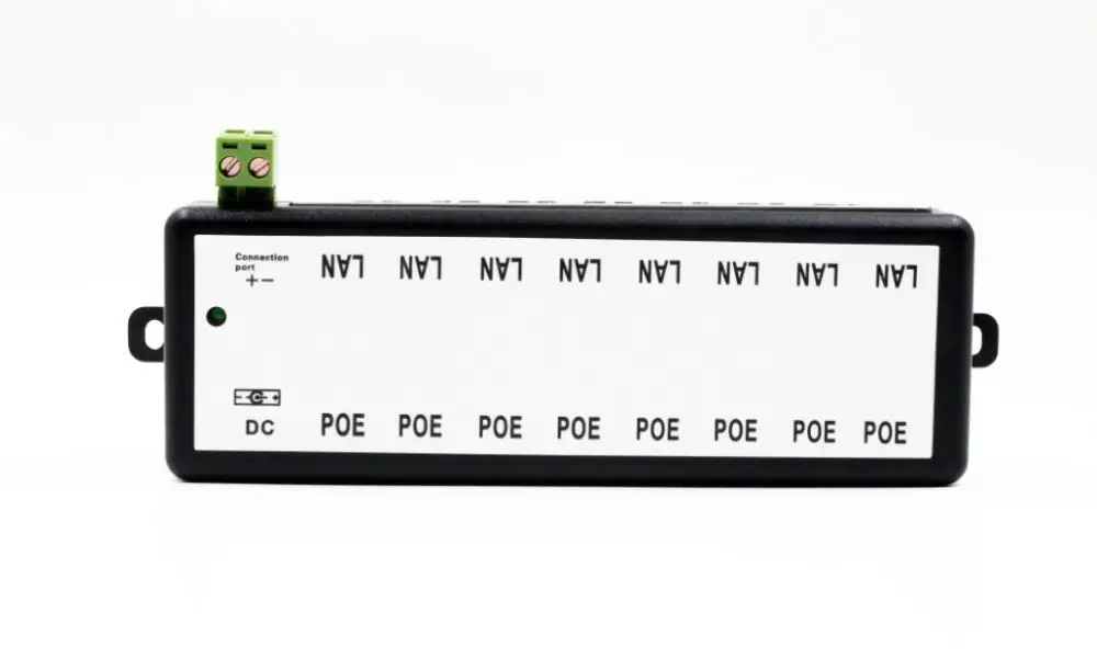 POE инжектор 4 порта 8 портов для ip-камер видеонаблюдения мощность по Ethernet IEEE802.3af