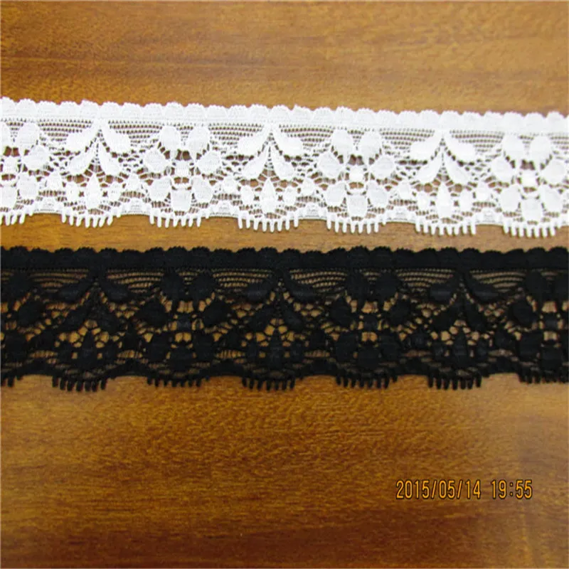 20 ярдов/партия эластичная кружевная ткань ширина 2 5 см|fabric accessories|elastic lacelace fabric |