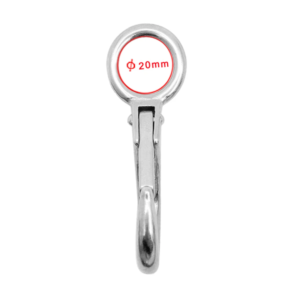 

4 Pieces Heavy Duty Marine Grade 316 Stainless Steel Spring Snap Hooks 83mm