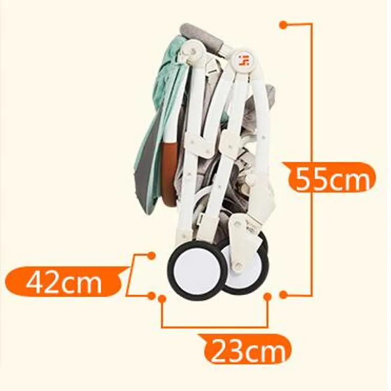 6 кг легкая детская коляска Складная портативная Kinderwagen многофункциональная