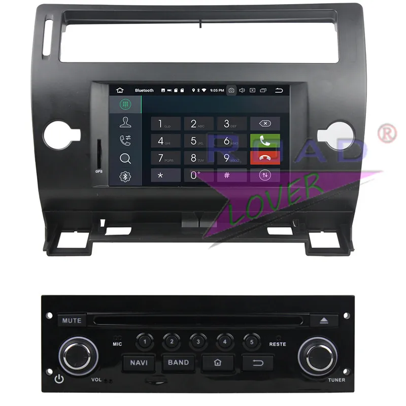 Roadlover Android 9 0 автомобильный DVD плеер для Citroen C4 2005 2011 Стерео GPS навигация Авторадио двойной Din 7 &quotOcta