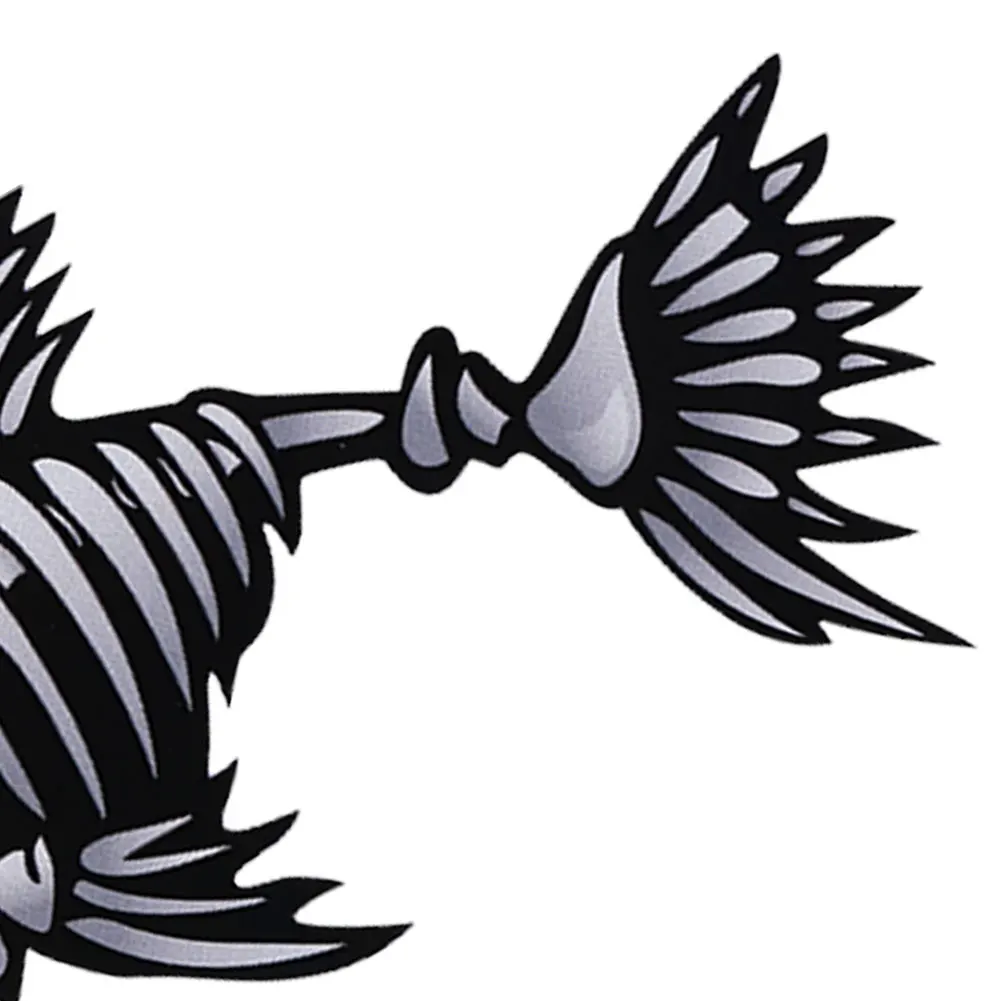 Декоративные наклейки на машину забавные наклейка все тело Акула скелетоны