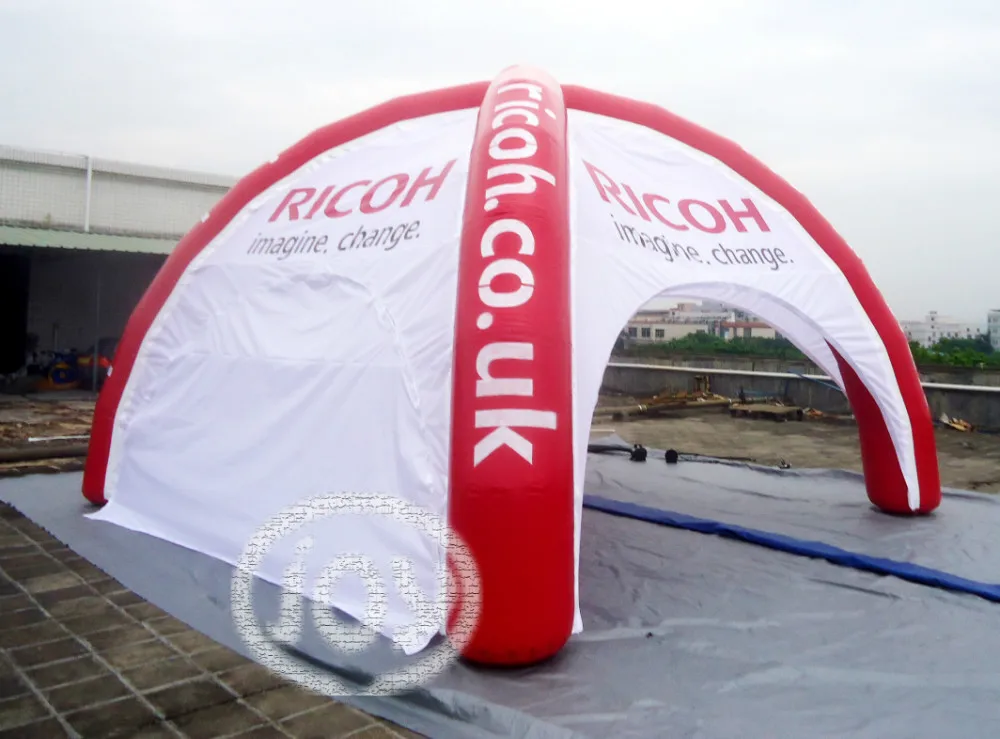 Яркая палатка-Паук 5*5 м для выставочного логотипа бесплатная доставка воздушным