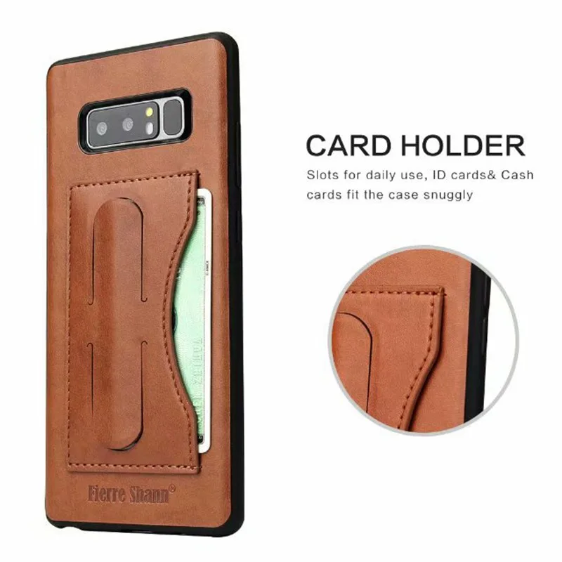 Чехол для Samsung Note S 10 9 8 S10e plus чехлы Etui роскошный кожаный чехол телефона с полной