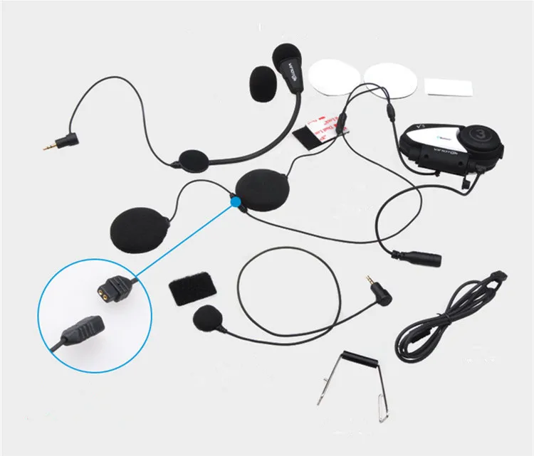 Новое поступление VI Moto бренд V3 мульти-функциональный gps 2 Way Радио Bluetooth мотоциклетный шлем Bluetooth гарнитура