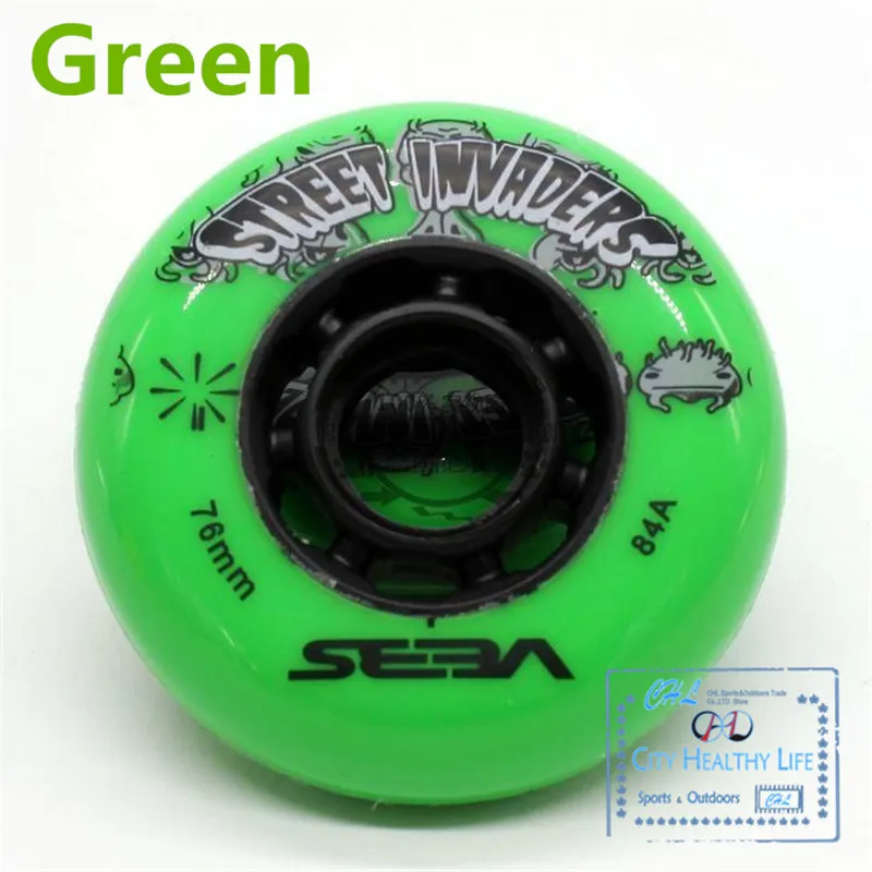 Колеса для Инлайн коньков SEBA HV 4 шт./лот 85A 90A Slalom FSK желтые зеленые синие красные