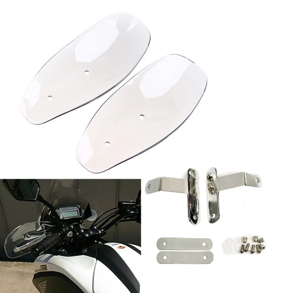 Прозрачная защита для рук мотоцикла от ветра падения подходит Harley Touring Honda Custom YAMAHA