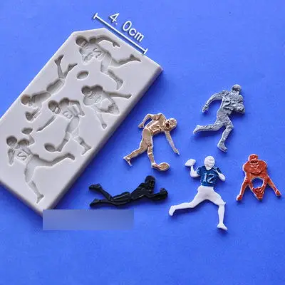 Формы спорт силиконовые формы помадные ручной работы для украшения торта сухой