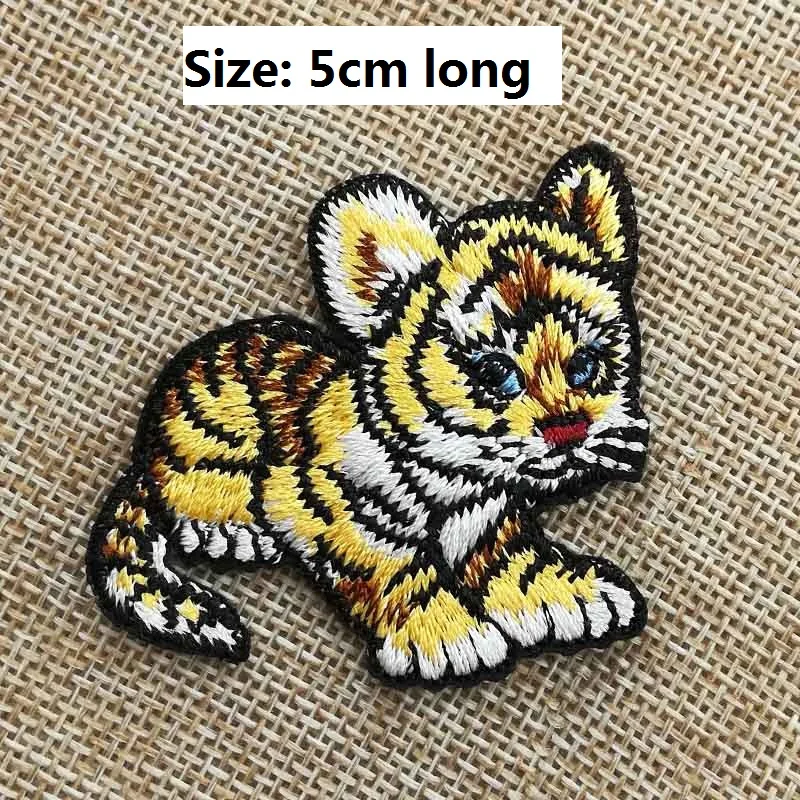 Милые миниатюрные нашивки с изображением тигра малыша диких животных сафари