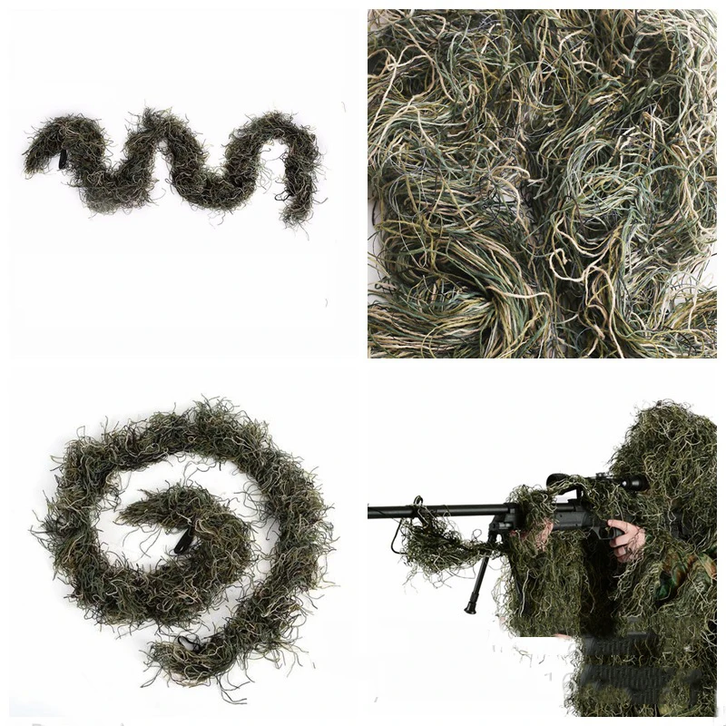 Funda Para Pistola 150 см Охотничья винтовка веревка травяной Тип Ghillie Костюмы покрытие для