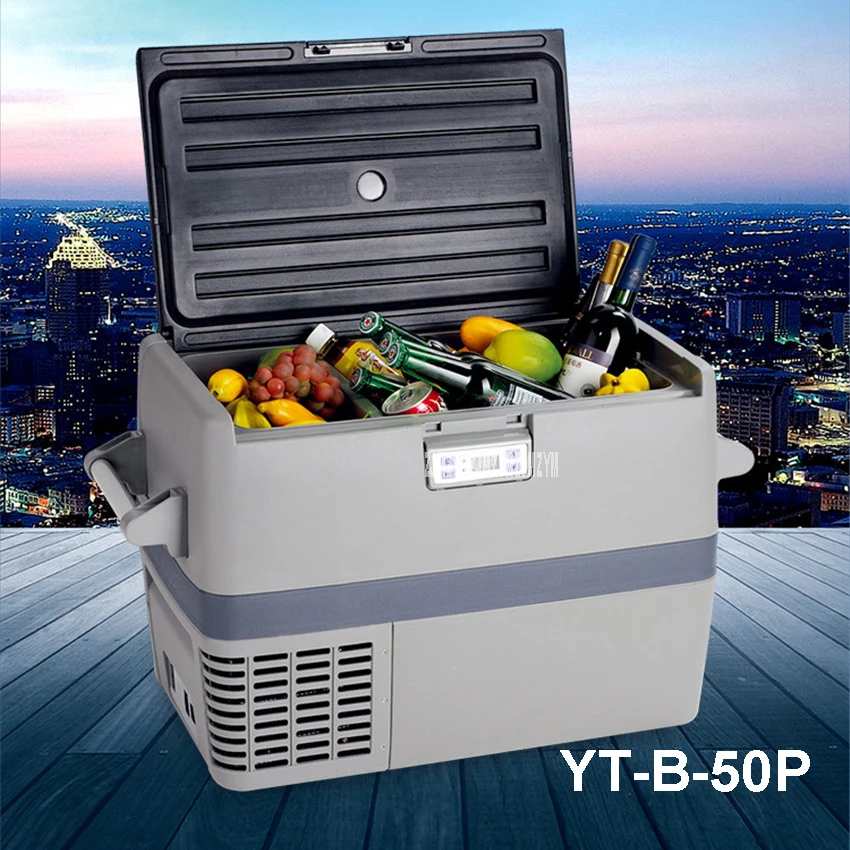 

49L Mini Car Truck Refrigerator Big Compressor Boat Capacity RV Refrigerator Freezer YT-B-50P Smad DC 12 -24V PP + PE