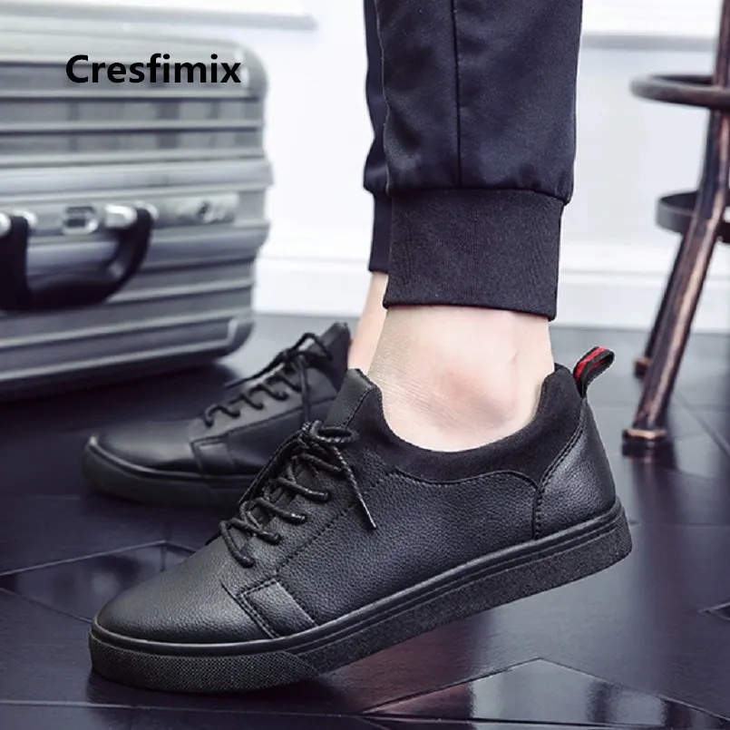 Туфли Cresfimix мужские модная удобная Уличная обувь из искусственной кожи на