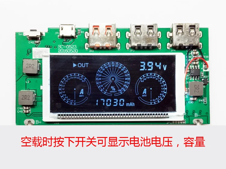 ЖК экран цифровой дисплей QC3.0/FCP HUAWEI Hass Быстрая зарядка Мобильная мощность сделай