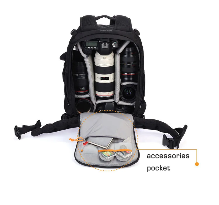 Gopro Lowepro Flipside 400 AW Цифровая зеркальная камера Фото Сумка Рюкзаки с погодным покрытием водонепроницаемый